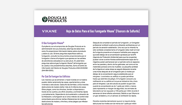 Vikane Fact Sheet Spanish